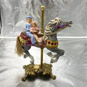 American‎ Carousel Horse By Tobin Fraley Second Edition Coin Inlay NUMBERED